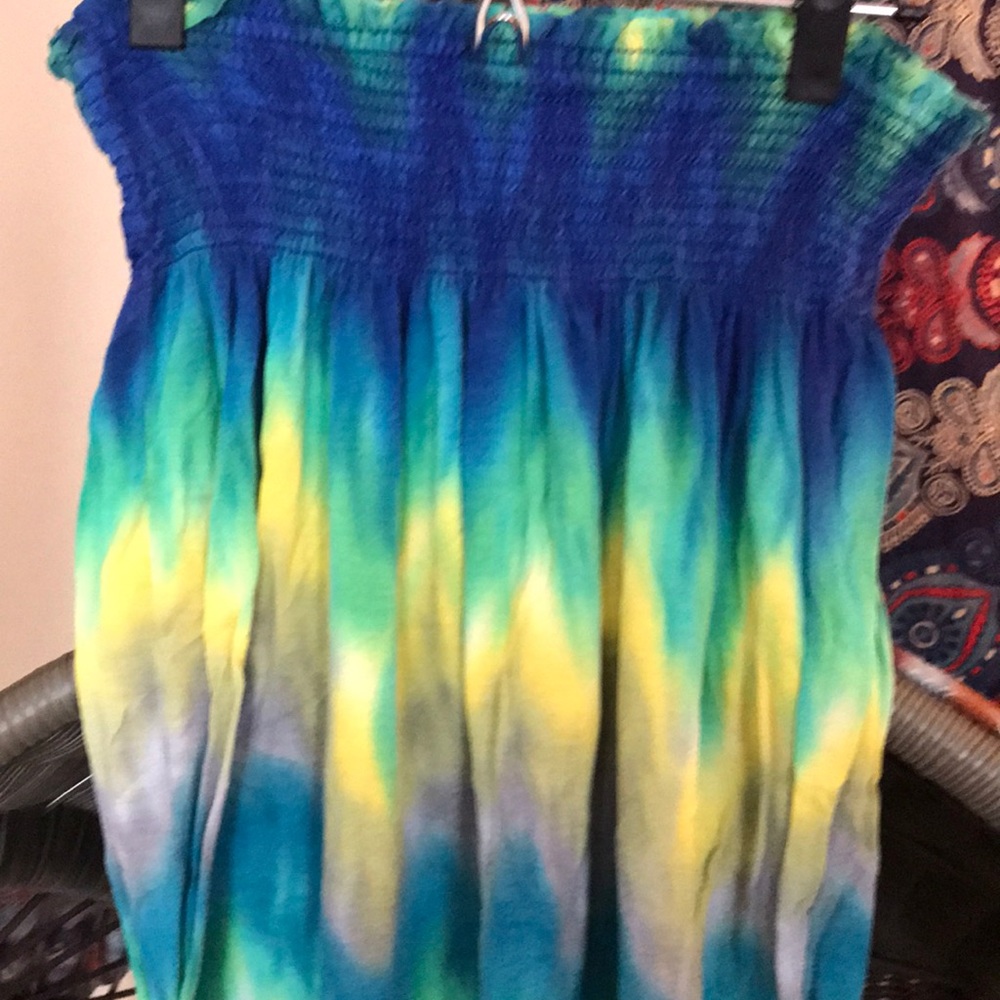 Tyedye bathing suit cover